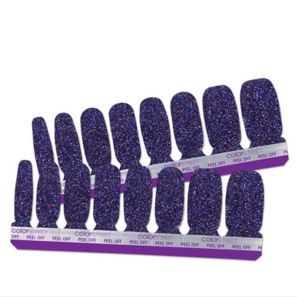 Color Street | Twilight Hour, deep blue glitter nail strips - Picture 11 of 17